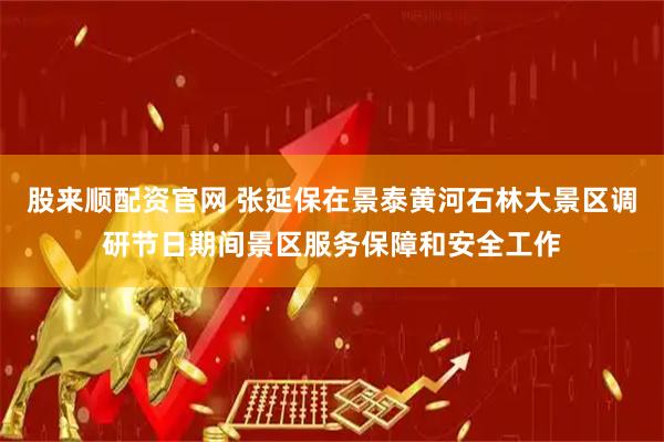 股来顺配资官网 张延保在景泰黄河石林大景区调研节日期间景区服务保障和安全工作